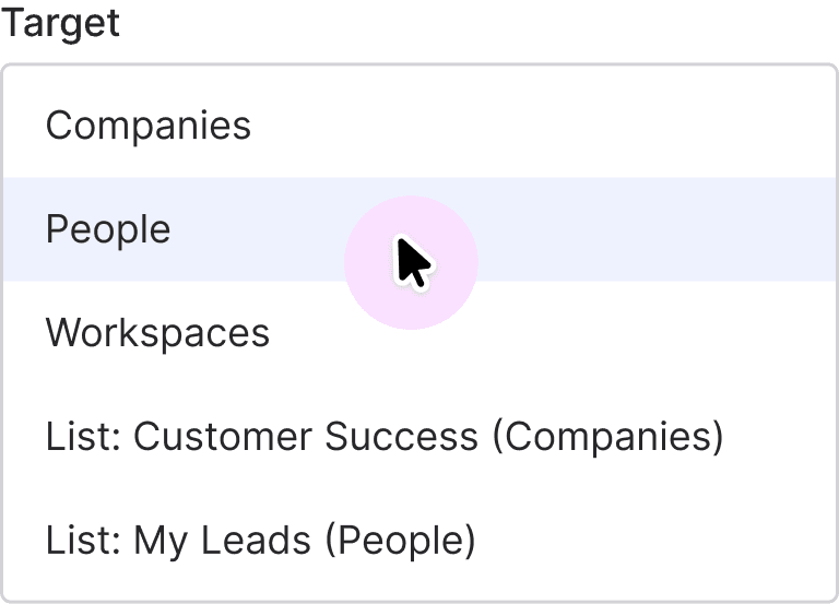 Sync to and from Attio standard and custom objects and lists